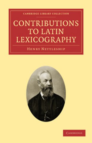 Contributions to Latin Lexicography
