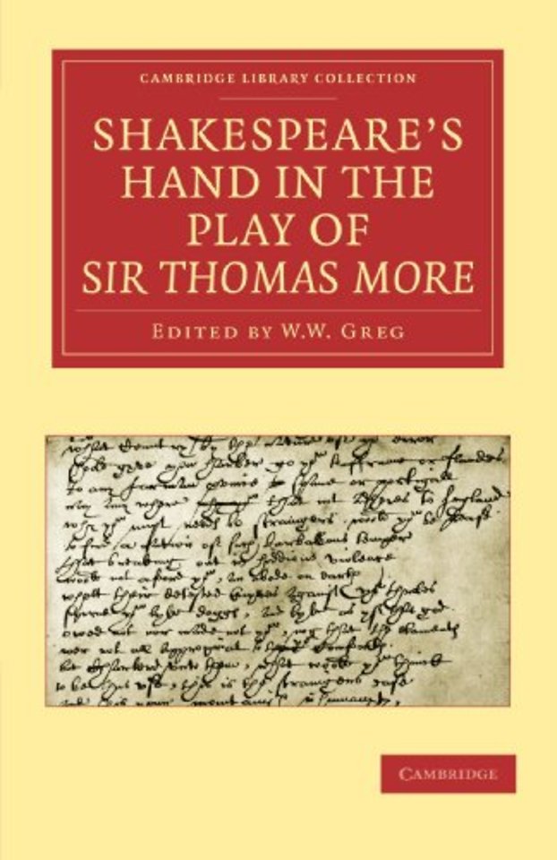 Shakespeare’s Hand in the Play of Sir Thomas More