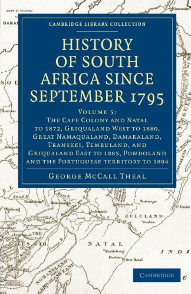 History of South Africa since September 1795