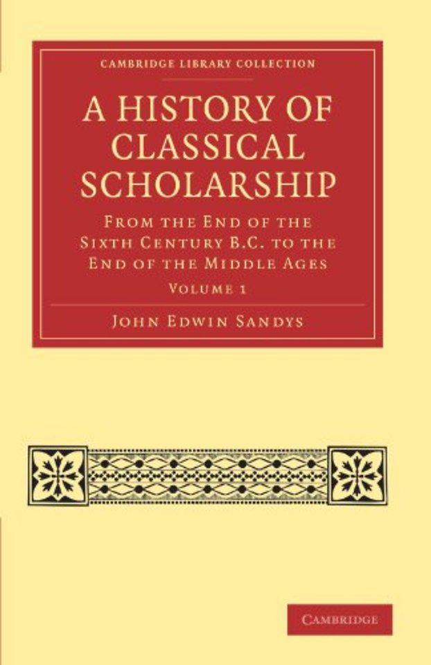 A History of Classical Scholarship