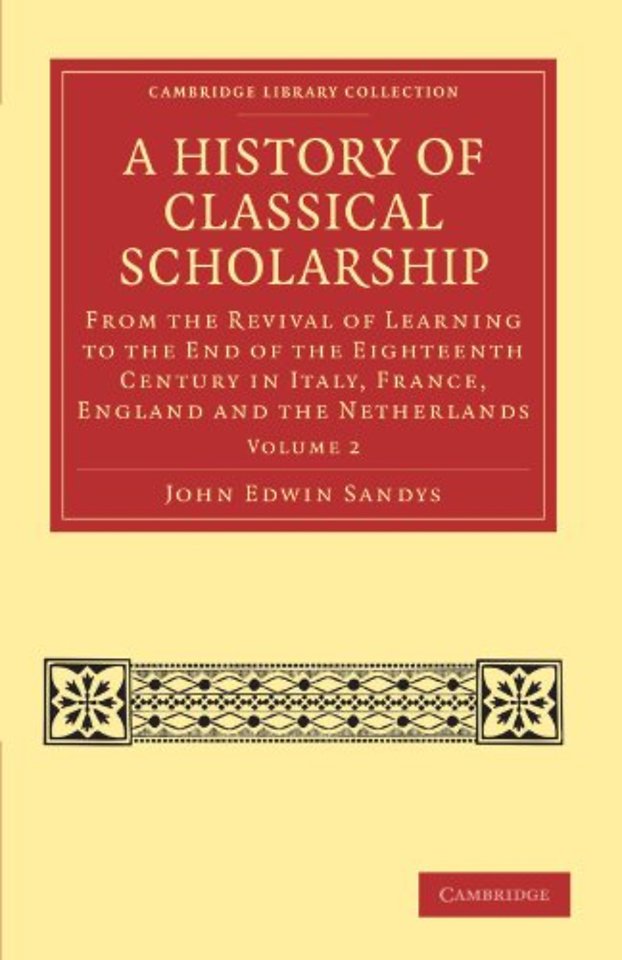 A History of Classical Scholarship