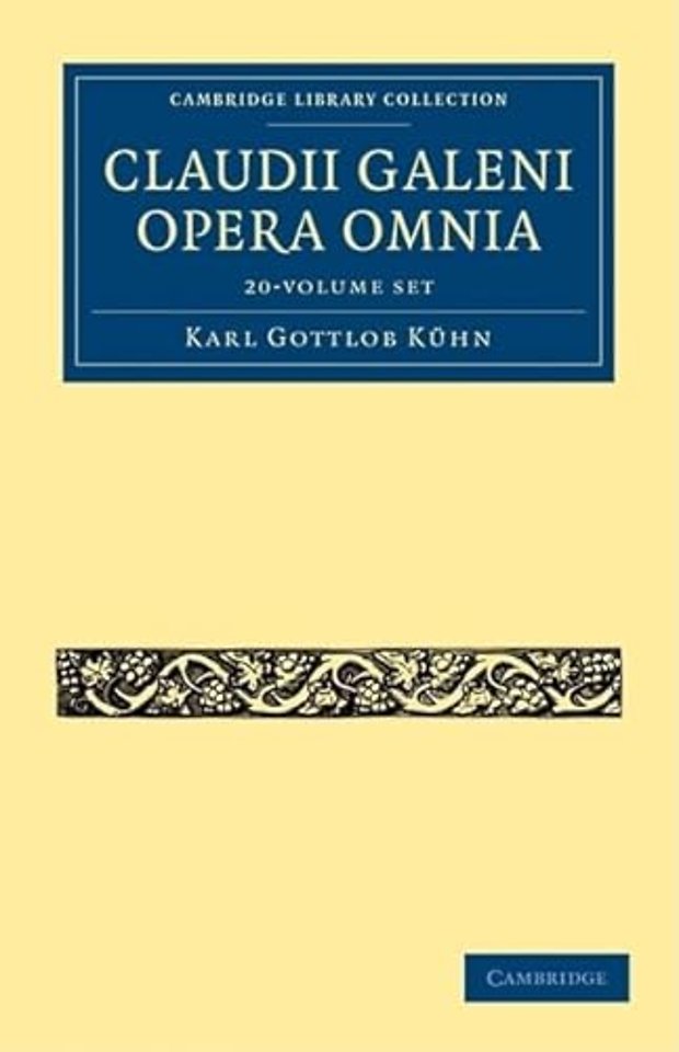 Claudii Galeni Opera Omnia 20 Volume Set