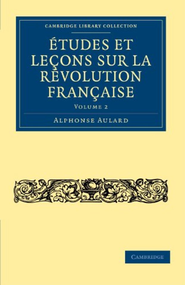 Études et leçons sur la Révolution Française