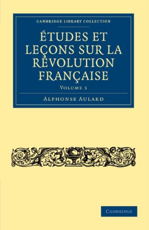 Études et leçons sur la Révolution Française