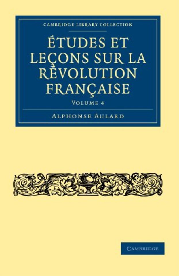 Études et leçons sur la Révolution Française