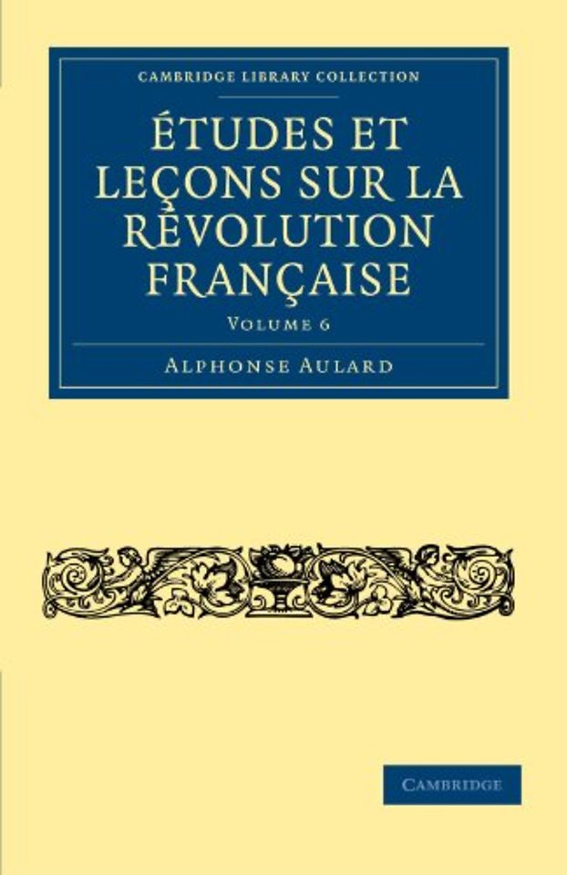 Études et leçons sur la Révolution Française