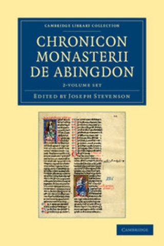 Chronicon monasterii de Abingdon 2 Volume Set