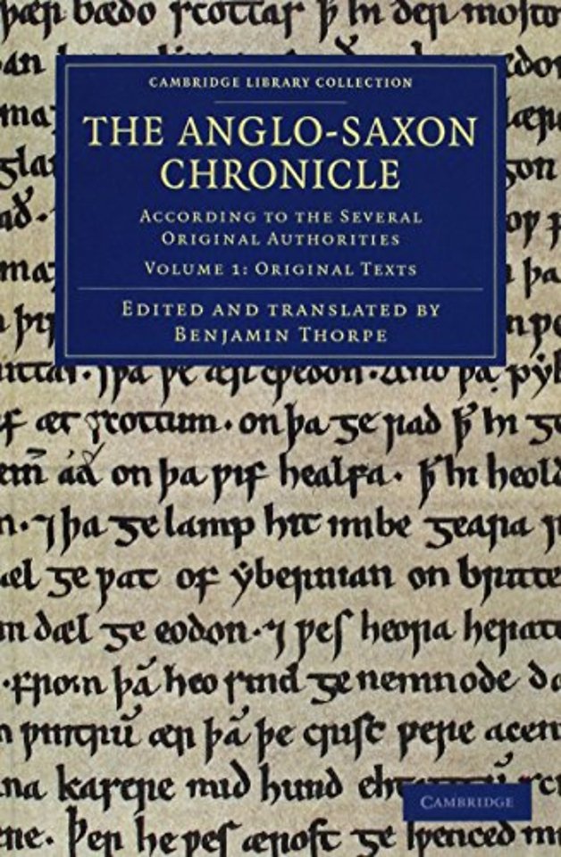 The Anglo-Saxon Chronicle 2 Volume Set