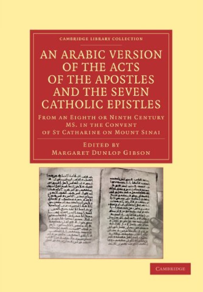 An Arabic Version of the Acts of the Apostles and the Seven Catholic Epistles