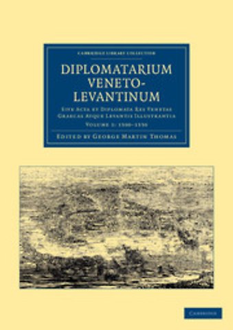 Diplomatarium veneto-levantinum