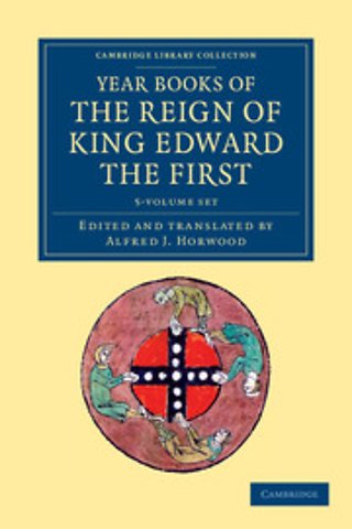 Year Books of the Reign of King Edward the First 5 Volume Set