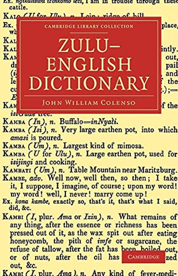 Zulu–English Dictionary