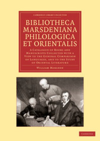 Bibliotheca marsdeniana philologica et orientalis