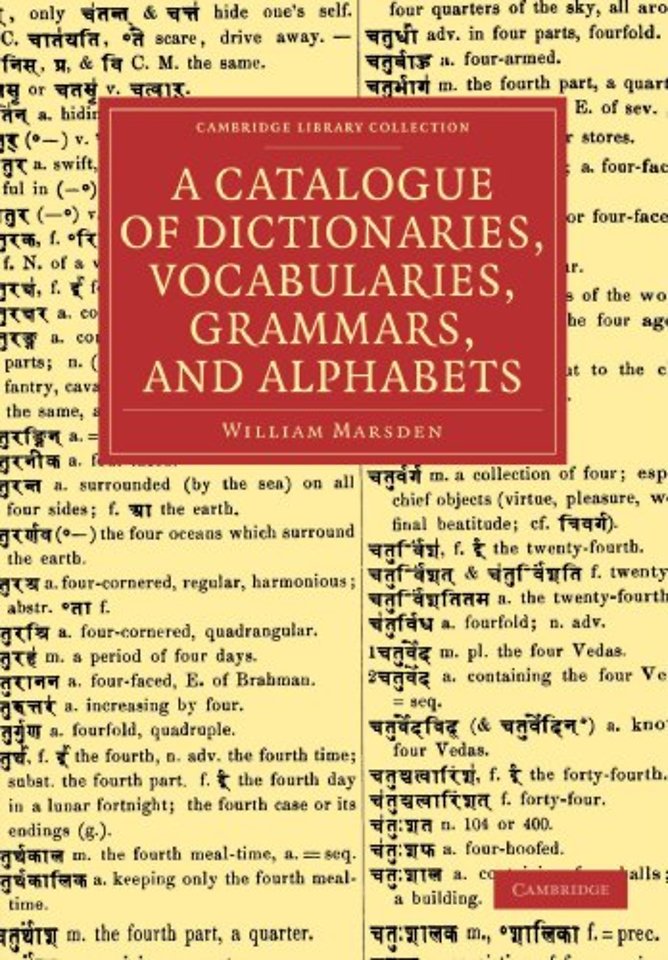 A Catalogue of Dictionaries, Vocabularies, Grammars, and Alphabets