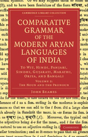 Comparative Grammar of the Modern Aryan Languages of India
