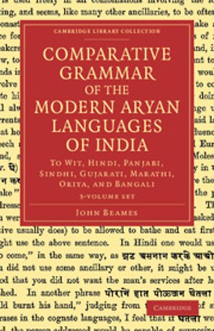 Comparative Grammar of the Modern Aryan Languages of India 3 Volume Set