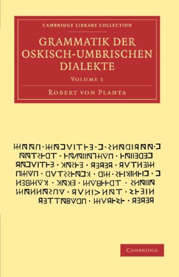 Grammatik der Oskisch-Umbrischen Dialekte