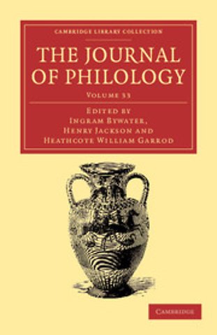 The Journal of Philology