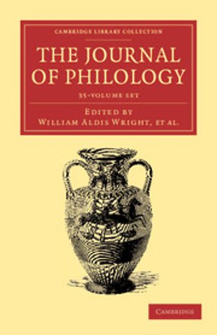 The Journal of Philology 35 Volume Set