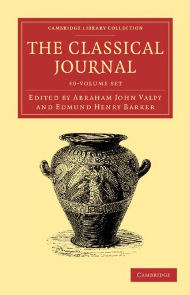 The Classical Journal 40 Volume Set
