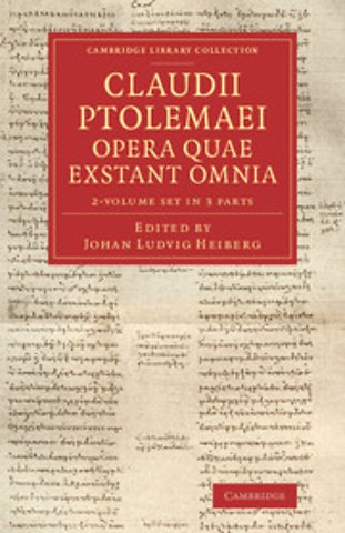 Claudii Ptolemaei opera quae exstant omnia 2 Volume Set