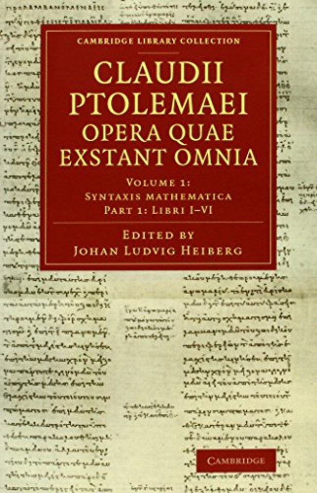 Claudii Ptolemaei opera quae exstant omnia 2 Volume Set