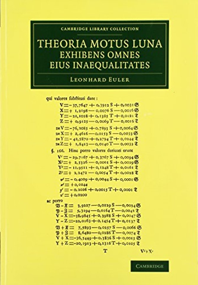Theoria motus lunae exhibens omnes eius inaequalitates