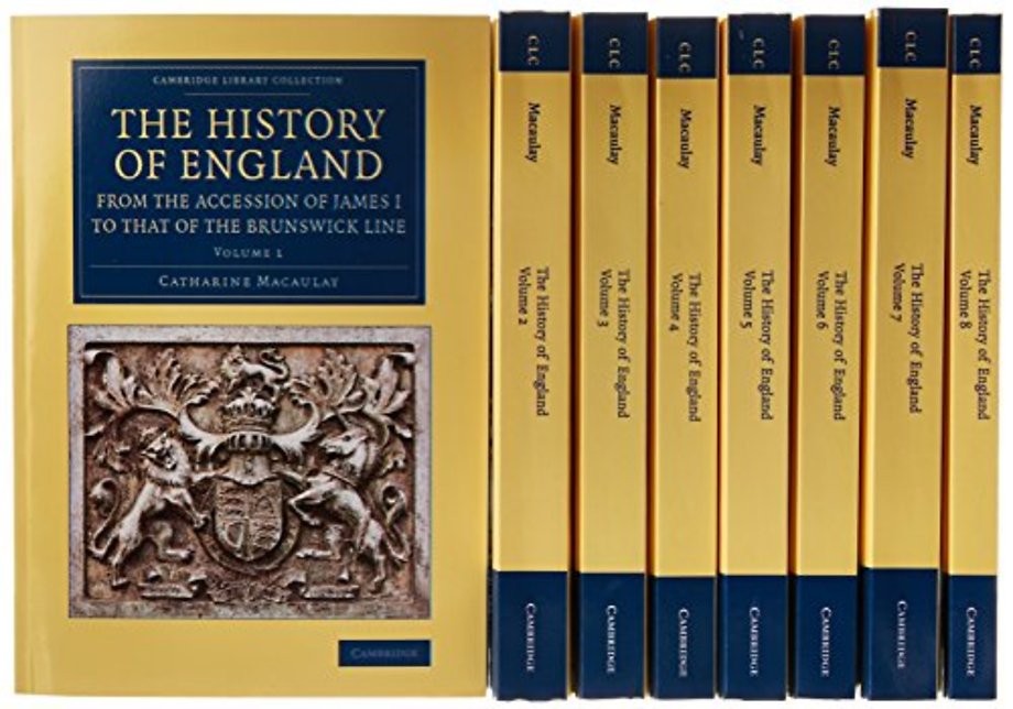 The History of England from the Accession of James I to that of the Brunswick Line 8 Volume Set