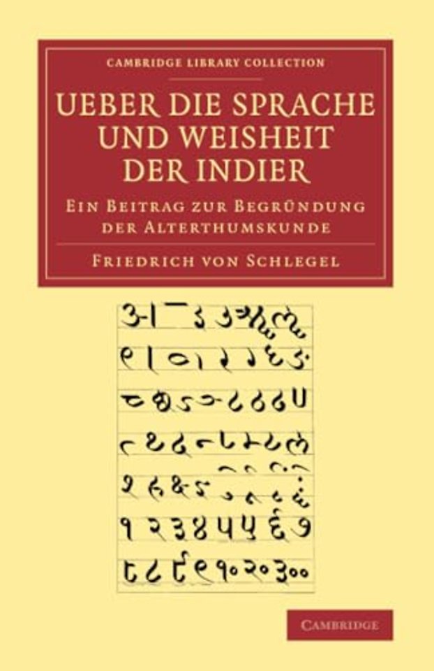 Ueber die Sprache und Weisheit der Indier