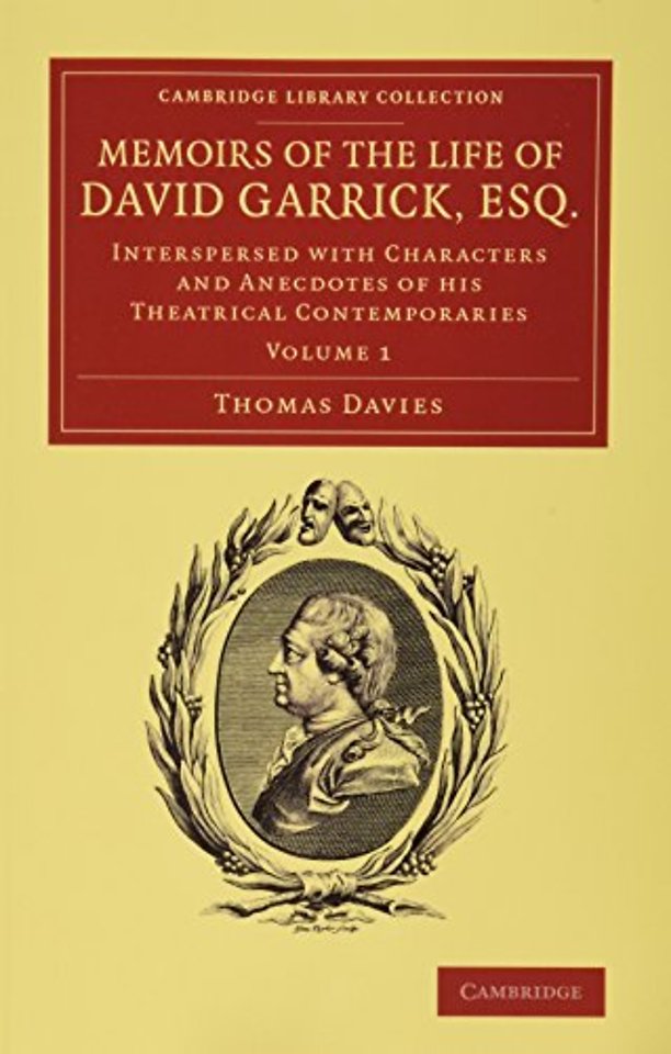 Memoirs of the Life of David Garrick, Esq. 2 volume Set