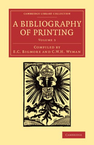 A Bibliography of Printing