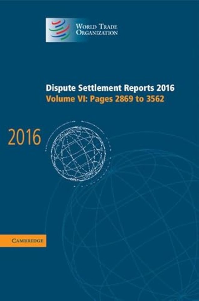 Dispute Settlement Reports 2016: Volume 6, Pages 2869 to 3562