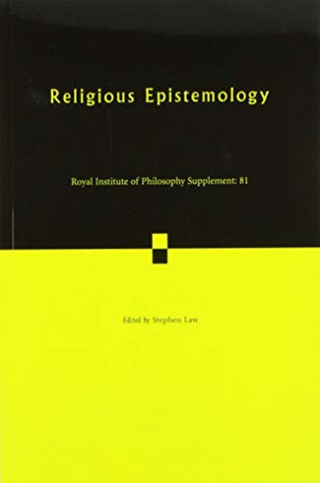 Religious Epistemology
