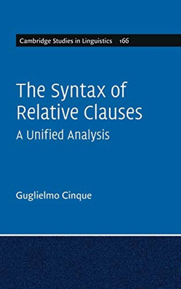 The Syntax of Relative Clauses