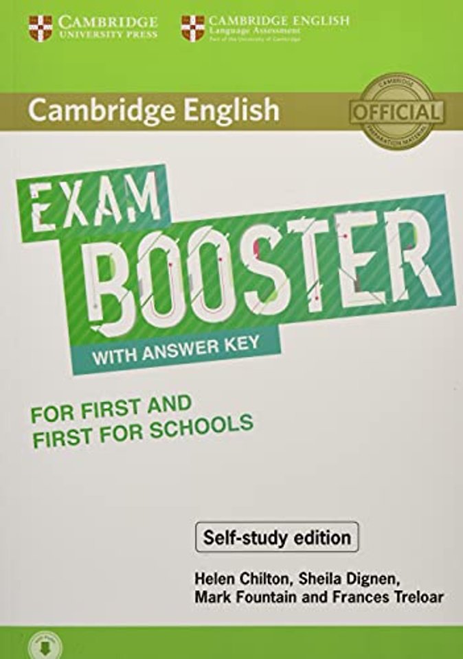 Cambridge English Booster with Answer Key for First and First for Schools - Self-study Edition
