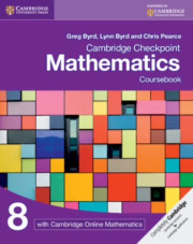 Cambridge Checkpoint Mathematics Coursebook 8 with Cambridge Online Mathematics (1 Year)