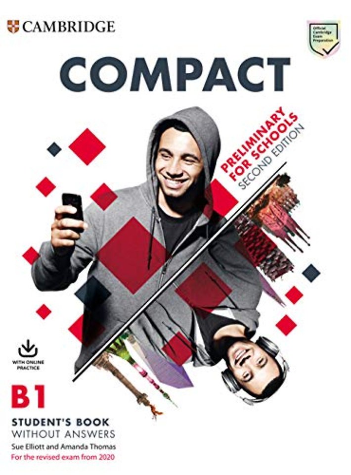 Compact Preliminary for Schools Student's Book without Answers with Online Practice