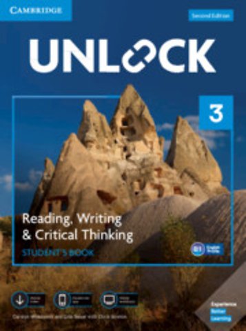 Unlock Level 3 Reading, Writing, & Critical Thinking Student’s Book, Mob App and Online Workbook w/ Downloadable Video