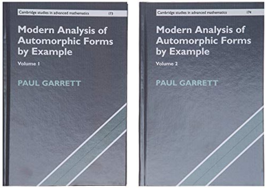 Modern Analysis of Automorphic Forms By Example 2 Hardback Book Set
