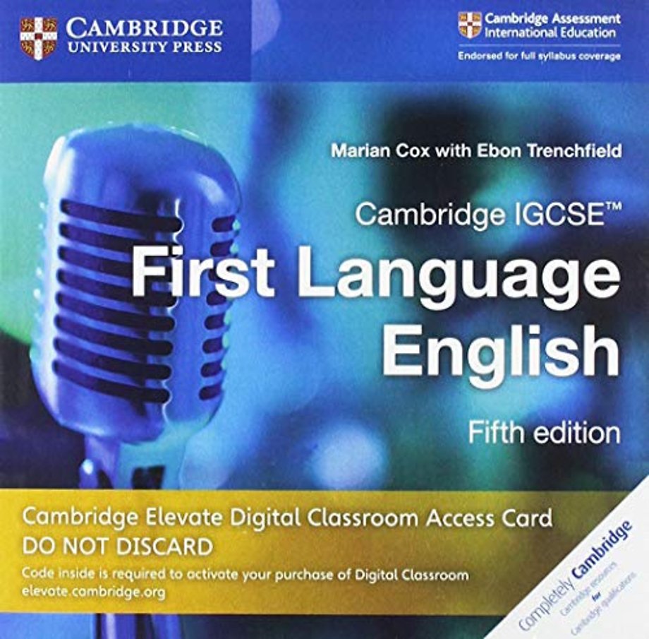 Cambridge IGCSE™ First Language English Digital Classroom Access Card (1 Year)
