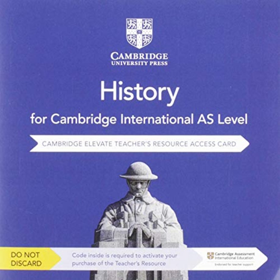 Cambridge International AS Level History Digital Teacher's Resource Access Card