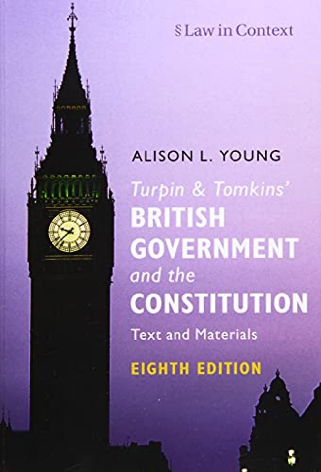 Turpin and Tomkins' British Government and the Constitution
