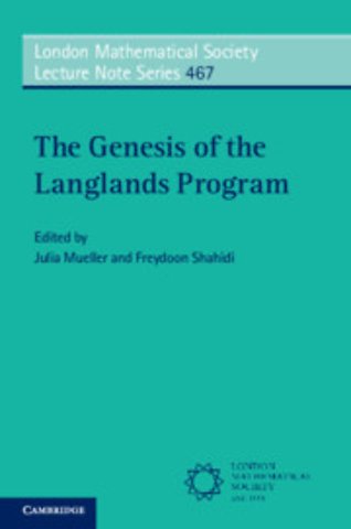 The Genesis of the Langlands Program