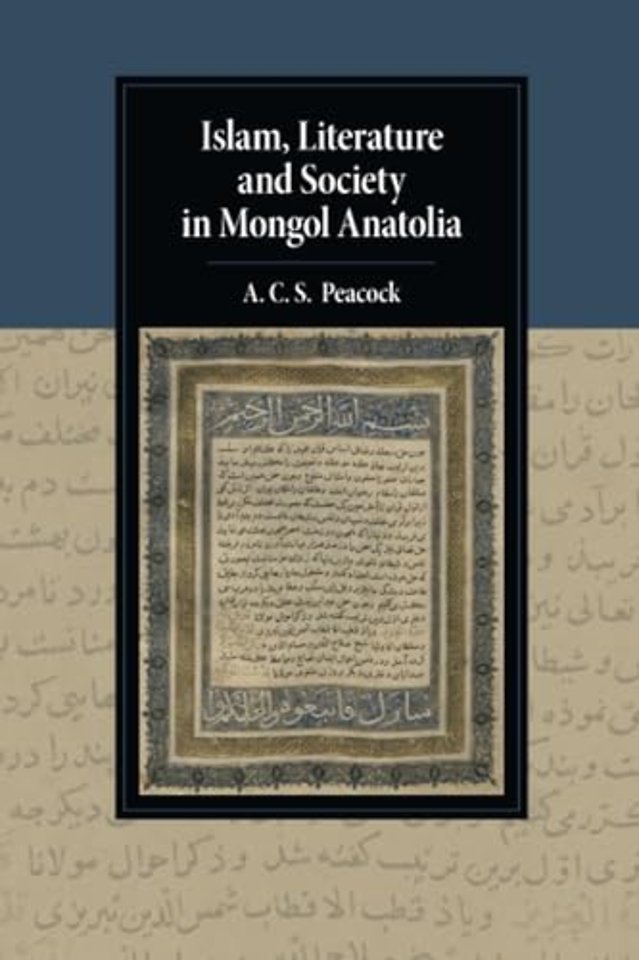 Islam, Literature and Society in Mongol Anatolia