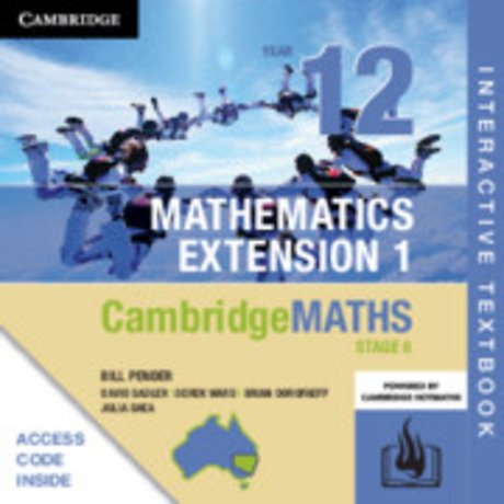 CambridgeMATHS NSW Stage 6 Extension 1 Year 12 Digital Card