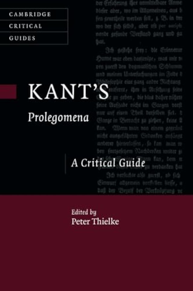 Kant's Prolegomena