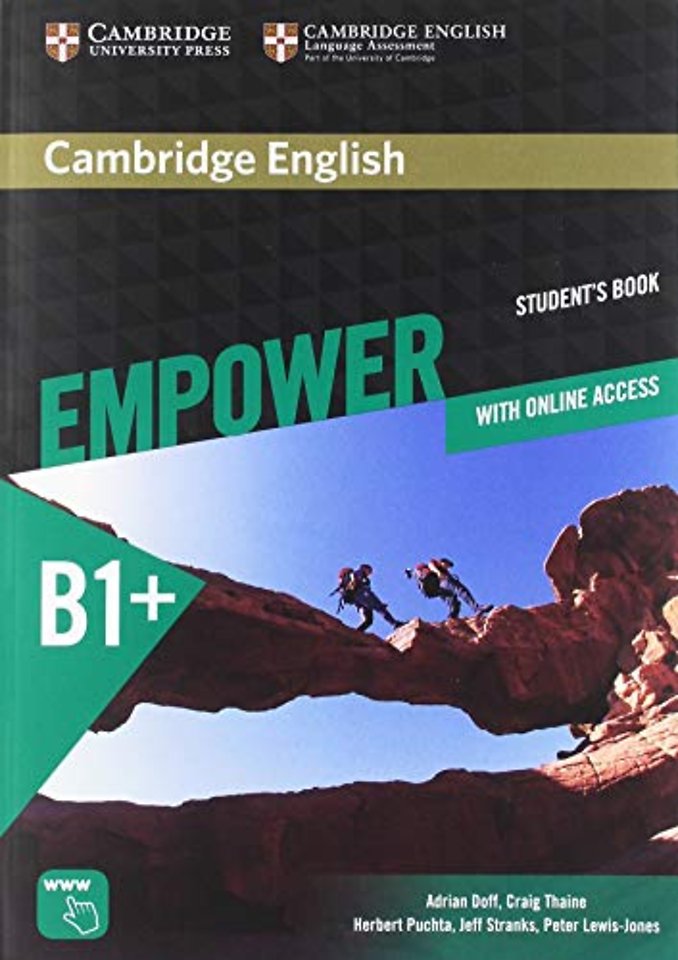 Cambridge English Empower Intermediate Student’s Book Pack with Online Access, Academic Skills and Reading Plus
