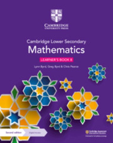 Cambridge Lower Secondary Mathematics Learner's Book 8 with Digital Access (1 Year)