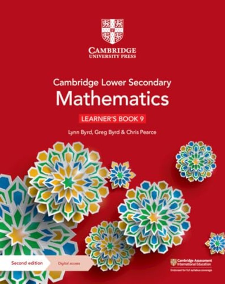 Cambridge Lower Secondary Mathematics Learner's Book 9 with Digital Access (1 Year)