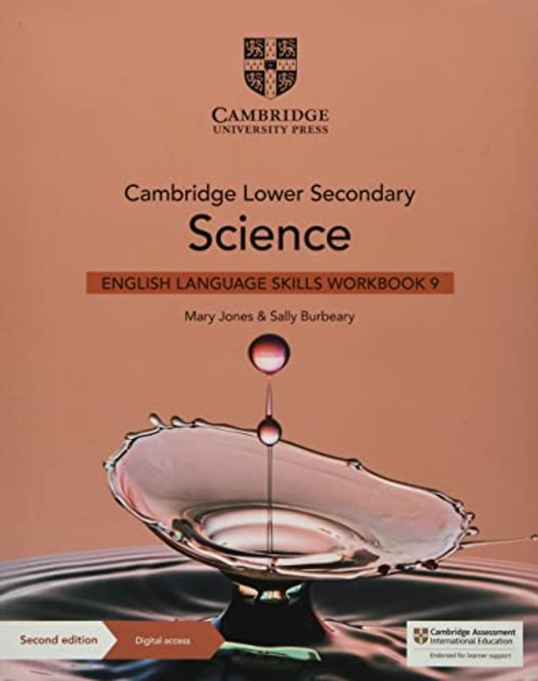 Cambridge Lower Secondary Science English Language Skills Workbook 9 with Digital Access (1 Year)